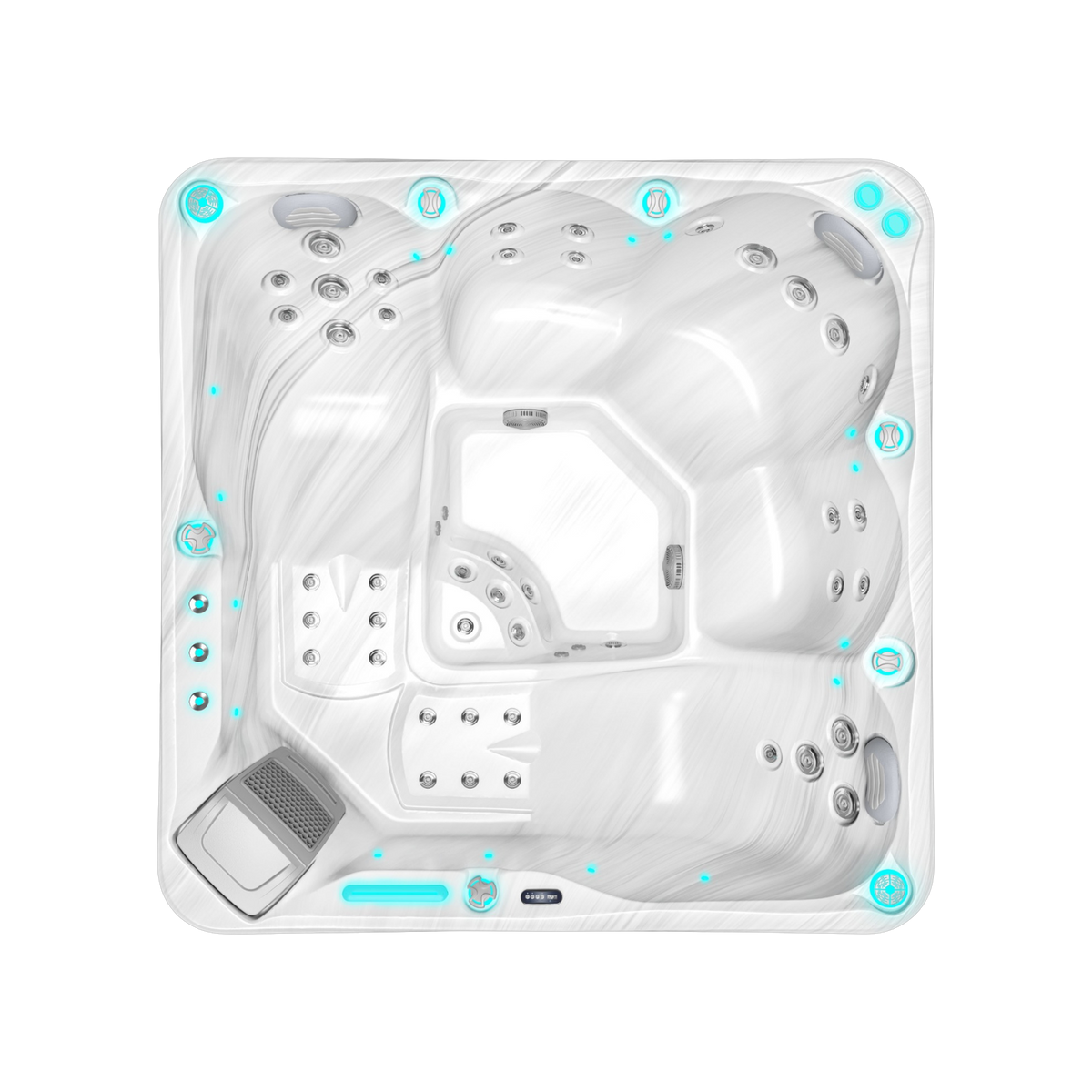 market-spas-easy-relax-spa-5-places-plug-play-2x2-m image 1