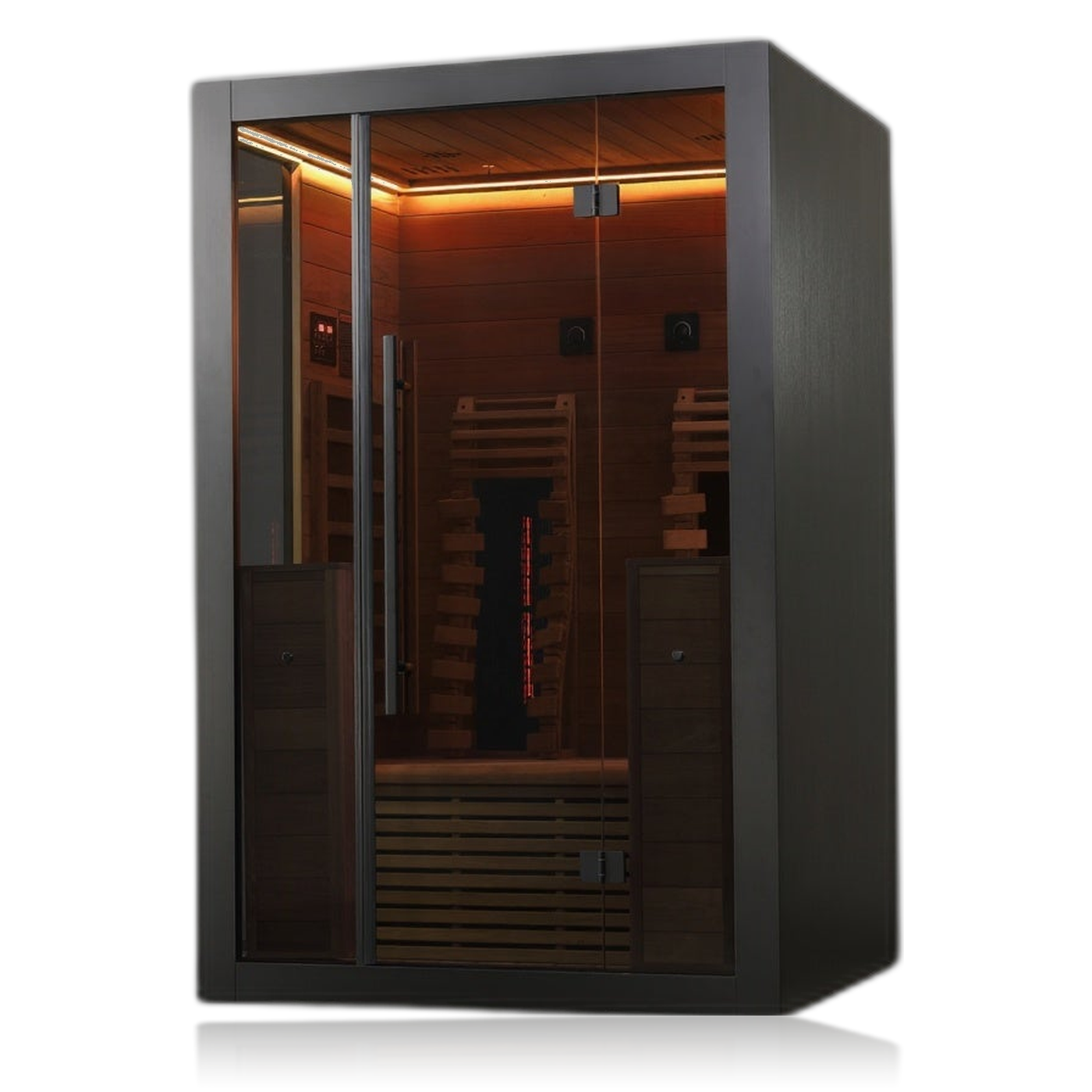 market-spas-nodo-infrared-130-sauna-infrarouge-2-places-carbone image 3