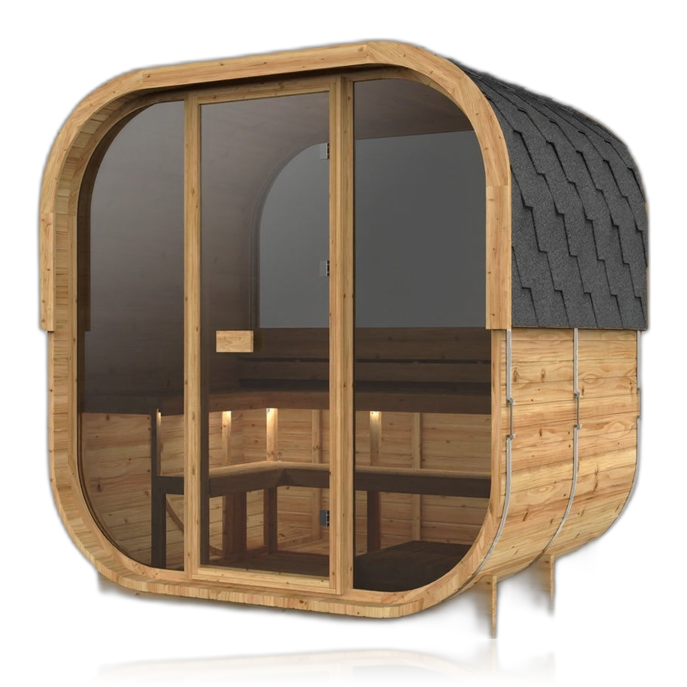 market-spas-cube-160-sauna-ext-rieur-2-3-places-sans-po-le image 2