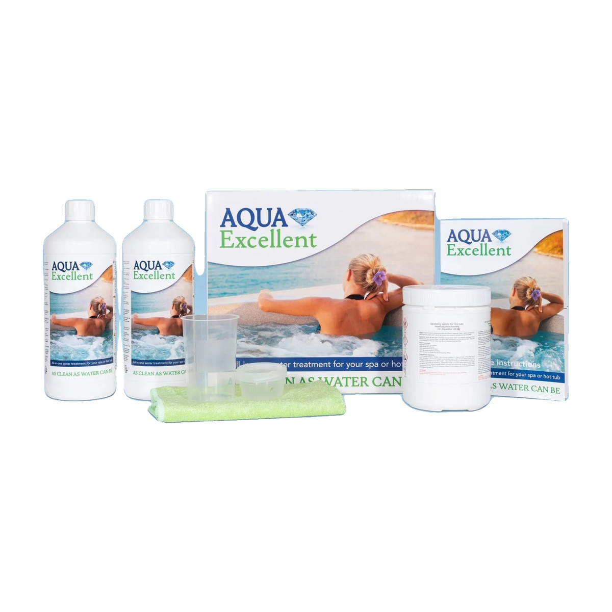 aqua-excellent-pack-entretien-spa-4-mois-kit-eau-claire image 1