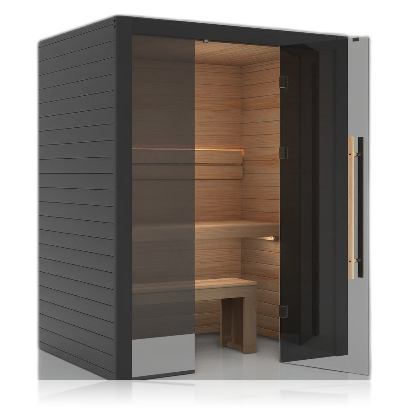 nodo-nero-160-sauna-int-rieur-2-3-places-thermo-aspen-sans-four image 5