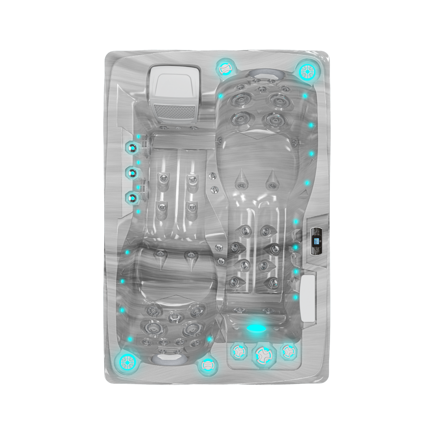 market-spas-twin-plug-play-spa-2-places-odyssey-compact image 1