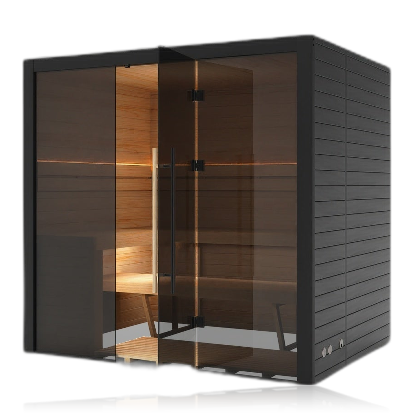 nodo-nero-210-sauna-int-rieur-3-4-places-thermo-aspen image 3