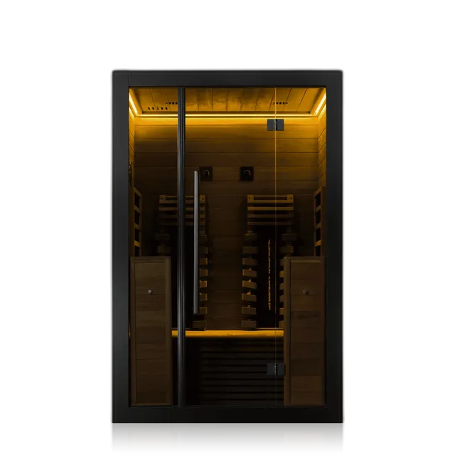market-spas-nodo-infrared-130-sauna-infrarouge-2-places-carbone image 1
