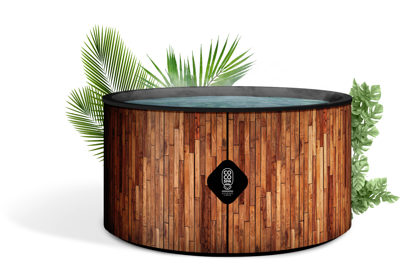 coco-spa-bali-150-cm-spa-gonflable-imitation-bois image 1
