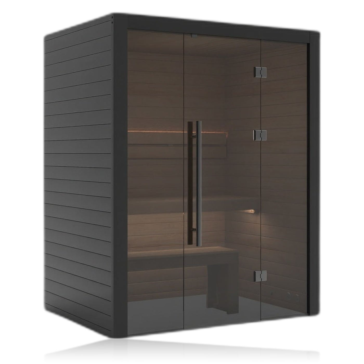 nodo-nero-160-sauna-int-rieur-2-3-places-thermo-aspen-sans-four image 4
