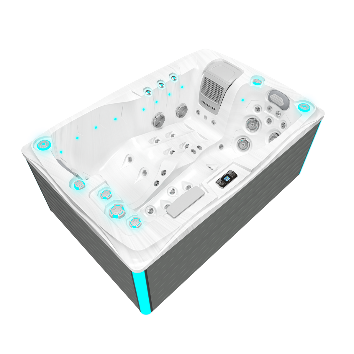 market-spas-twin-spa-2-places-white-marble-allong-plug-play image 3