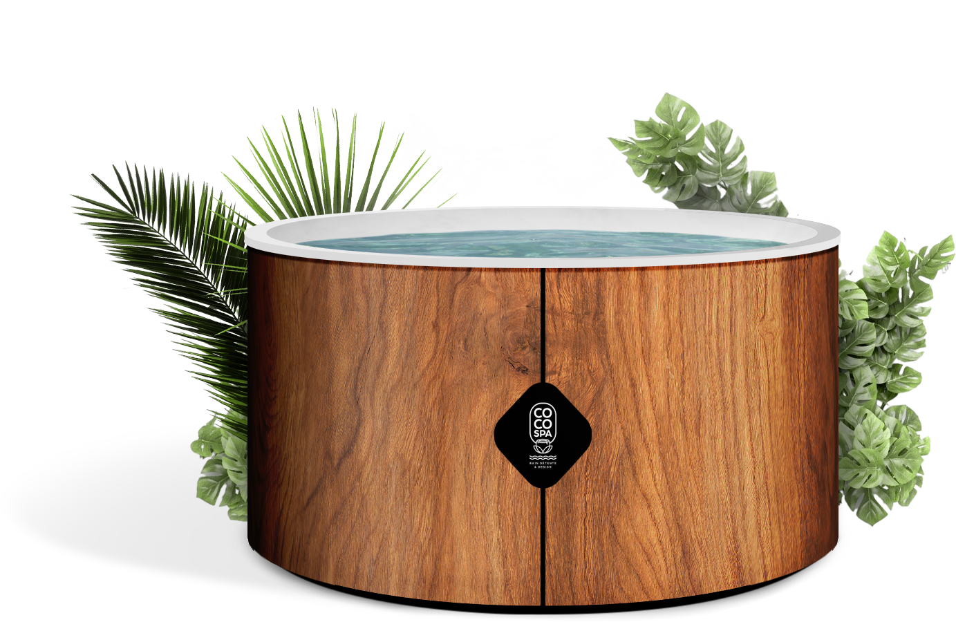 coco-spa-tahiti-150-cm-spa-gonflable-imitation-bois image 1