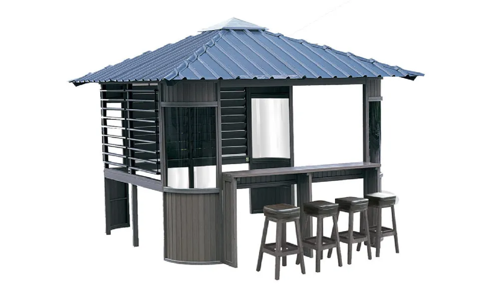 passion-spa-roof-gazebo-louvre-abri-spa-avec-bar image 1